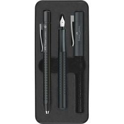 Pennenset faber-castell fp m bp grip edition zwart