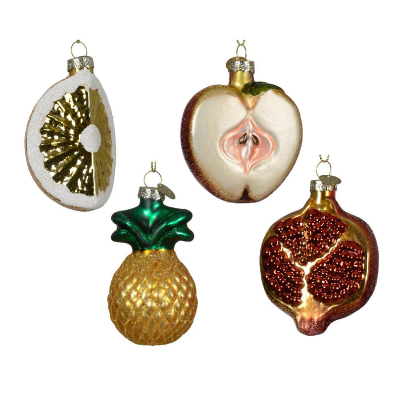 Decoris kersthanger fruit glas 7cm