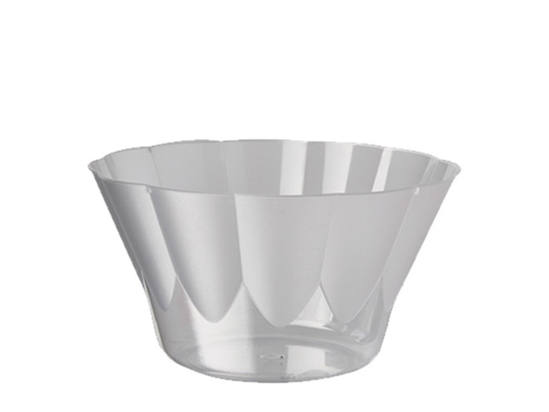 Papstar dessertschalen, ps rond 400 ml ø 12 cm â· 7 cm glashelder 20 stuks