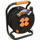 Kabelhaspel relectric relec493104 zwart, oranje