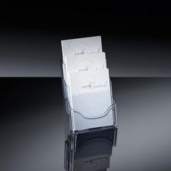 Sigel folderhouder - 3xa5 - tafelmodel - transparant acryl - si-lh132
