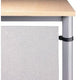 Bach zichtschot hammerer vhr08 80cm melamine zilver