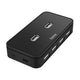 Usb-hub hama met voeding 200123 7 poorten zwart