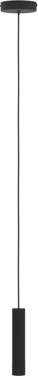Eglo almudaina hanglamp - led - ø 4 cm - zwart - dimbaar - staal