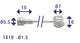 Cordo inner cable binnenkabel rem 225cm ã˜1,5mm verzinkt + 2 nippels
