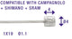 Cordo kabel binnenkabel versteller tandem 300cm ã˜1,1mm + 4x4mm nippel rvs