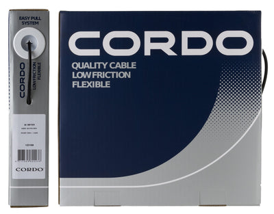 Cordo buitenkabel buitenkabel rem zwart 5mm 30 meter + liner werkplaats