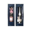 Decoris piek ballerina zwaan van glas ca 29cm