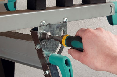 Wolfcraft mini-handschroevendraaier | ratelfunctie | set 6-delig | incl. 5 bits - 1237000