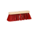 Luva straatbezem hout kunstvezel rood 29cm