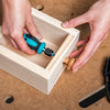 Wolfcraft handschroevendraaier | met bitopname | kort | 76 mm | 1 stuk - 1239000