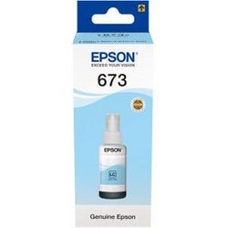 Inkt epson c13t67354a t6735 lichtcyaan