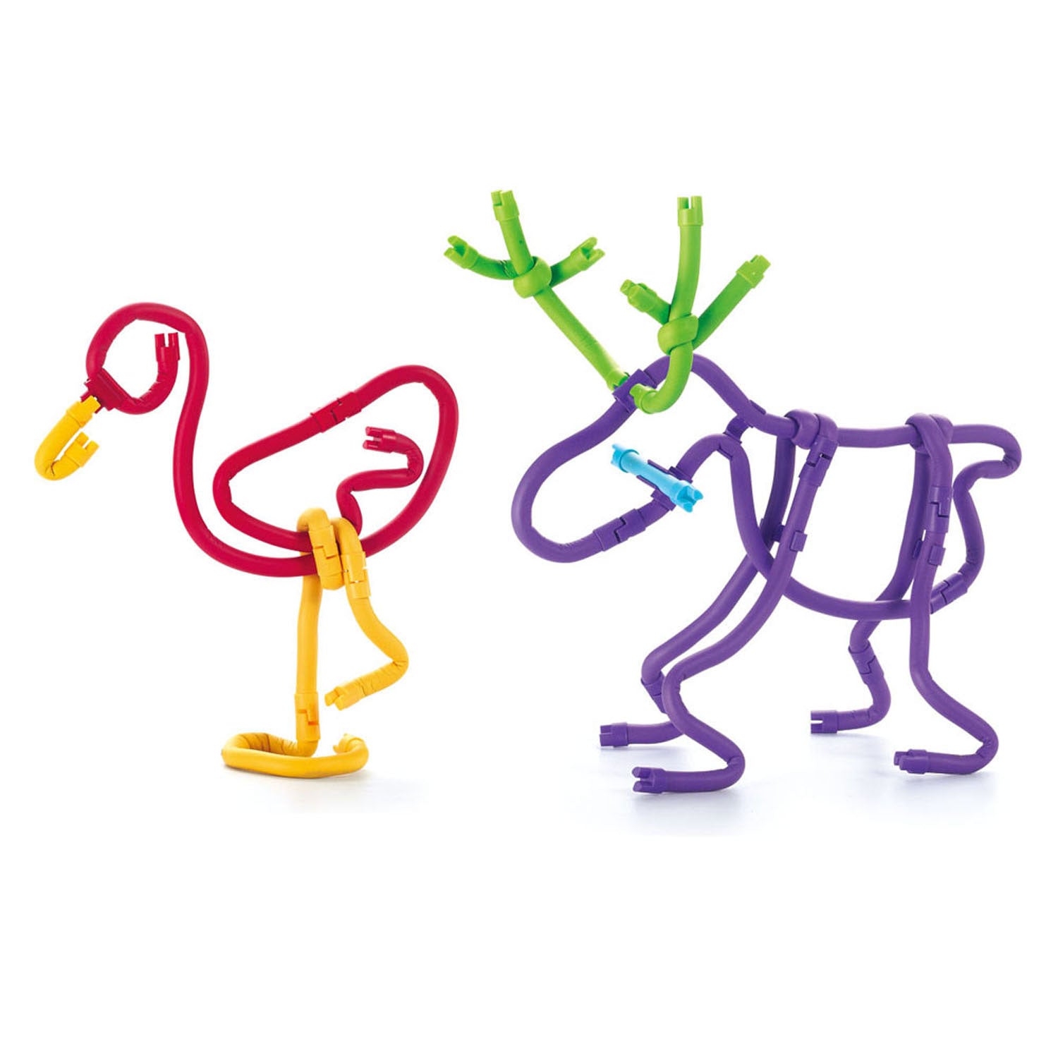 Spaghetteez 70stuks set- flexibele bouwstaafjes- speelgoed 4,5,6,7,8 jaar jongens en meisjes- knutselen meisjes jongens- constructie speelgoed- montessori speelgoed- educatief speelgoed