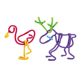 Spaghetteez 3D Art Flexibele Bouwstaafjes Opbergbox, 200dlg. - afbeelding 4