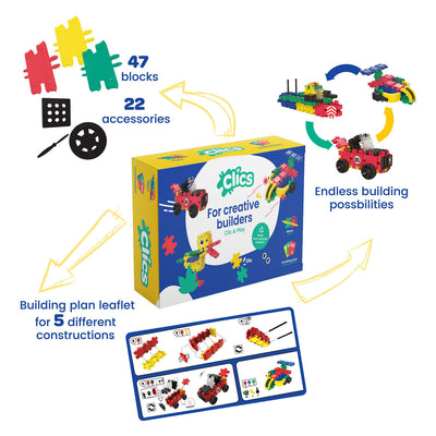 Clics box 5 in 1 bouwset