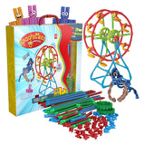 Clics spaghetteez fusilli reuzenrad flexibele bouwstaafjes, 46dlg. - afbeelding 1