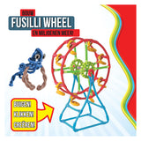 Clics spaghetteez fusilli reuzenrad flexibele bouwstaafjes, 46dlg. - afbeelding 5