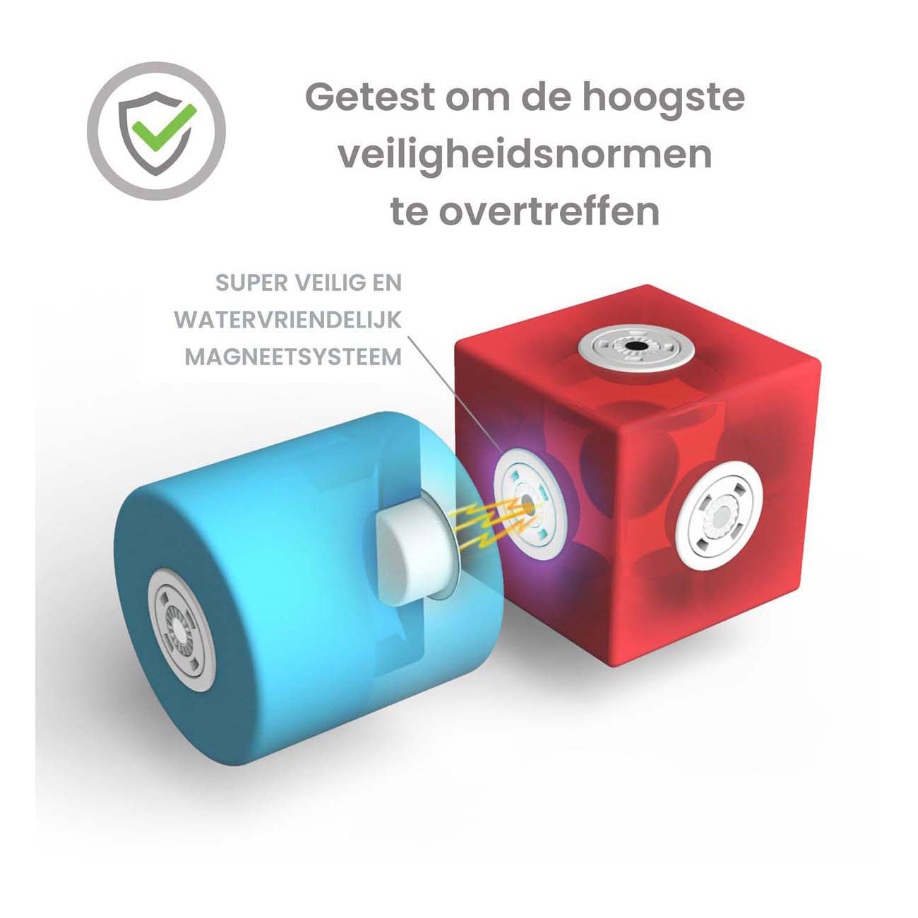 Blockaroo magnetische foam blokken, 60dlg.