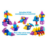 Blockaroo magnetische foam blokken, 60dlg. - afbeelding 4