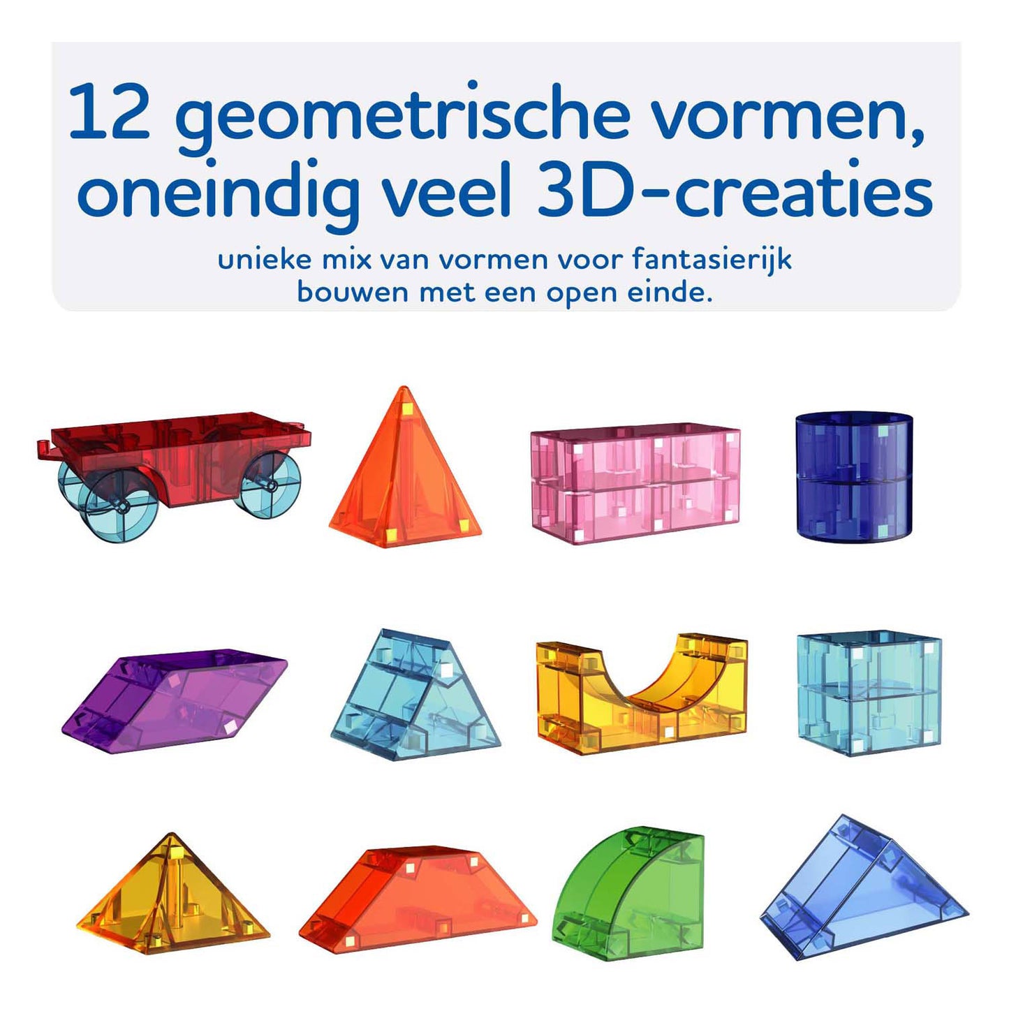 Clics cubixx magnetische bouwspeelgoed - 64dlg.
