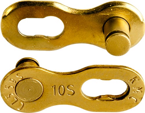 KMC Fietsketting MISSING LINK 10R Goud 5.88mm