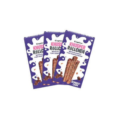 Capico waffelrollchen display (72x 75gr)
