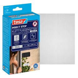 Tesa 1050478 - insect stop premium - vliegenhor klittenband zwart 1,2x2,4m | 1 stuks