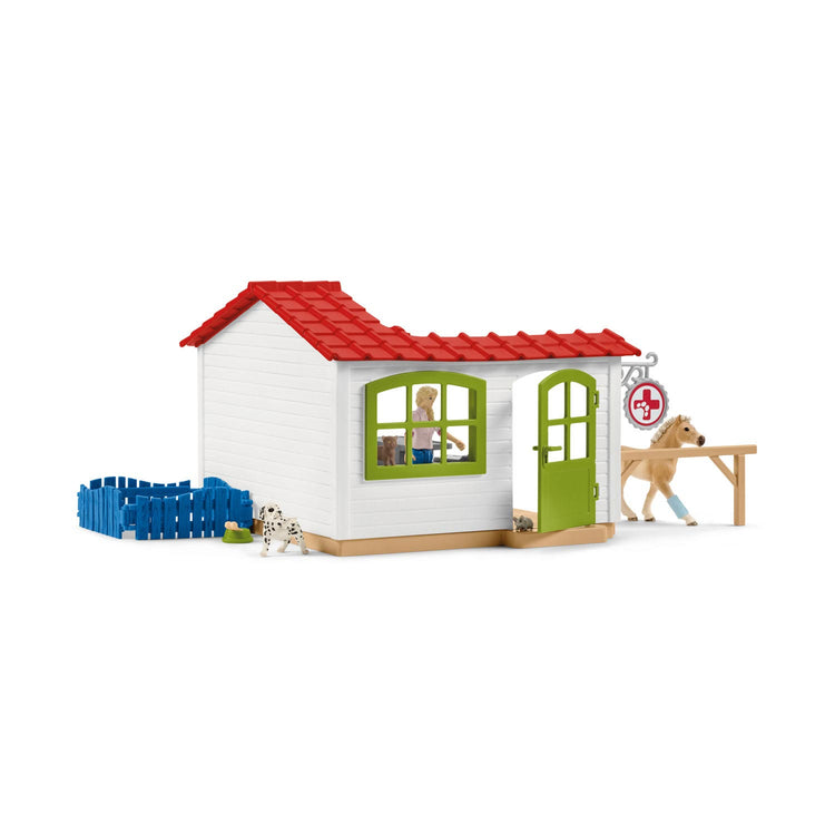 Schleich farm world dierenartspraktijk met dieren 42502