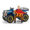 Schleich DINOSAURS Vlucht van Velociraptor op Quad 41466