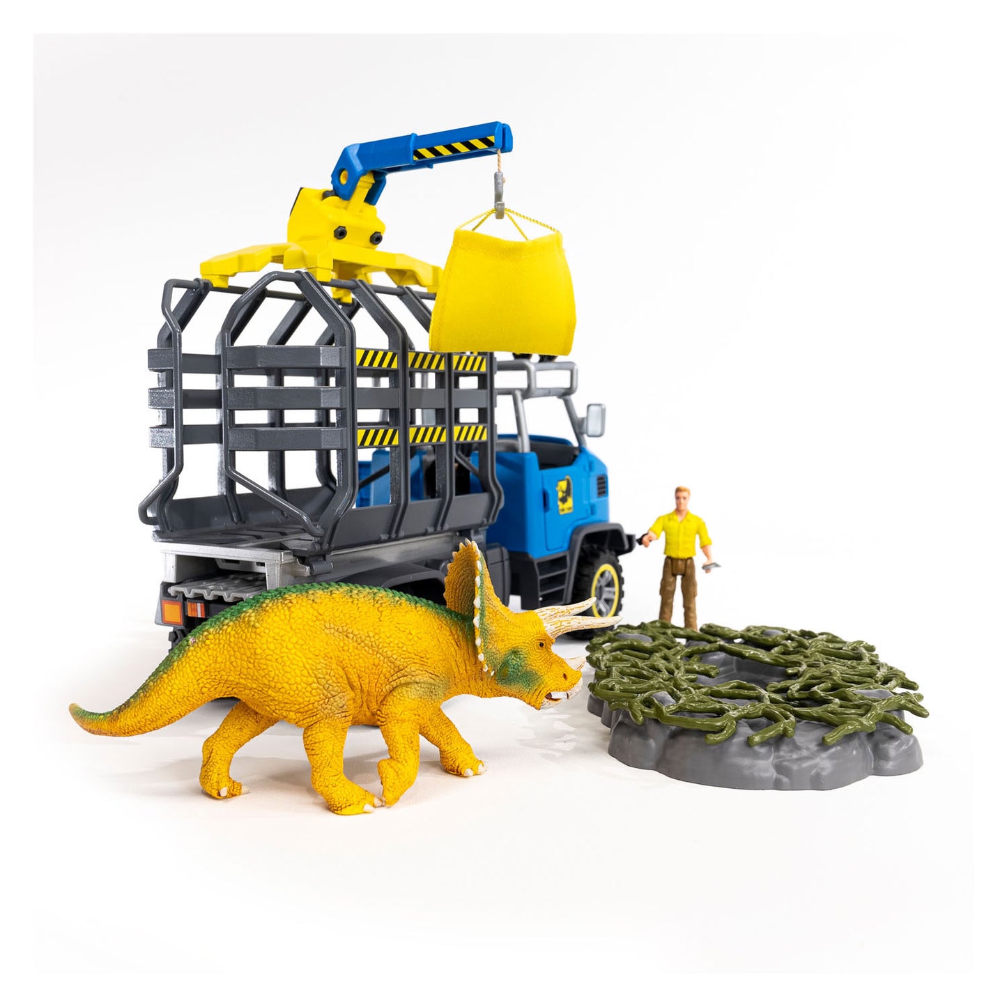 Schleich dinosaurus - dinosauriërs truckmissie - dino speelgoed - kinderspeelgoed voor jongens en meisjes - 4 tot 12 jaar 42565