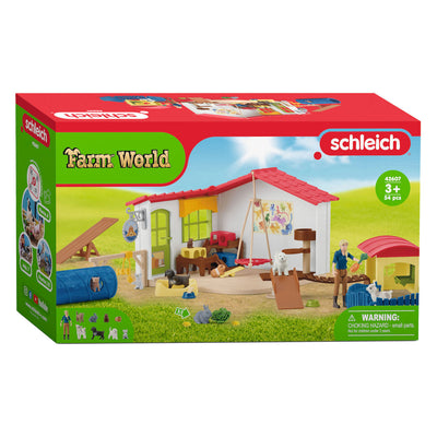 Schleich farm world - dierenhotel - boerderij speelgoed, hotel - 42607