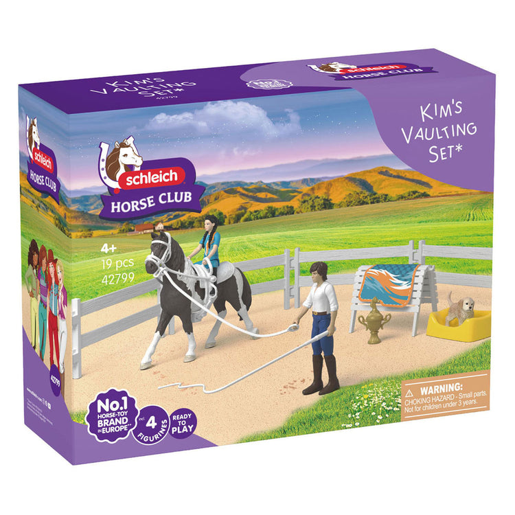 Schleich horse club kim's voltigeset 42799