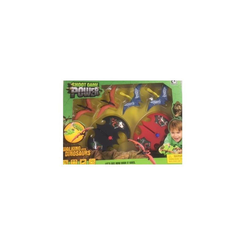 Schietspel dino 6-delig