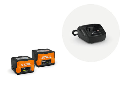 Stihl ak 20 accumulator starter set plus (2x 4.0ah accu + lader) - 45200075903