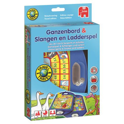 Jumbo reisspel ganzenbord slang ladder