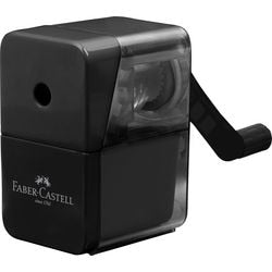 Faber-castell puntenslijper - tafelmodel - zwart - fc-180984