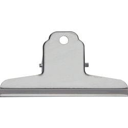 Papierklem maul 100 mm metaal zilver