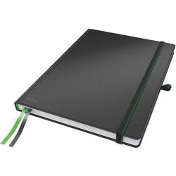 Leitz complete notitieboek a4 geruit - met hardcover - zwart