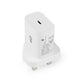 Wandlader nedis wcpd20w102wtuk wit