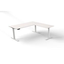 Zit-sta-bureau kerkmann move 3 l-vorm wit