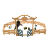Mojo farmland western ranch met paard en cowboy speelset - 380064