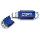 Usb-stick integral 32 gb usb type-a blauw, zilver
