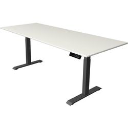 Zit-sta-bureau kerkmann move 1 stable grijs, wit 1270 mm x 2000 mm