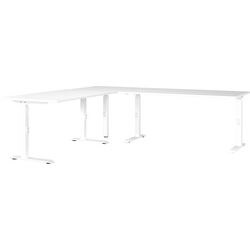 Hoekbureau germania 7898-84uk wit c-voet