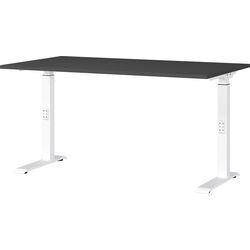 Zit-sta-bureau germania 7904-569uk grafiet, wit c-voet