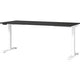 Zit-sta-bureau germania 7909-569be grafiet, wit t-voet