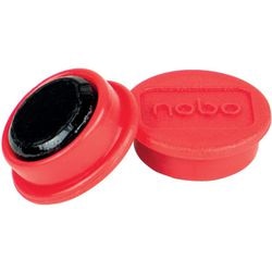 Whiteboard-magneten nobo 1915293 rood magnetisch