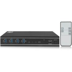 Act connectivity 2-poorts hdmi 4k@60hz kvm switch, usb 3.2 gen1 (us