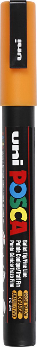 Posca verfstift pc3m f oranje