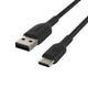 Oplaadkabel belkin cab002bt2mbk zwart usb-a male naar usb-c male